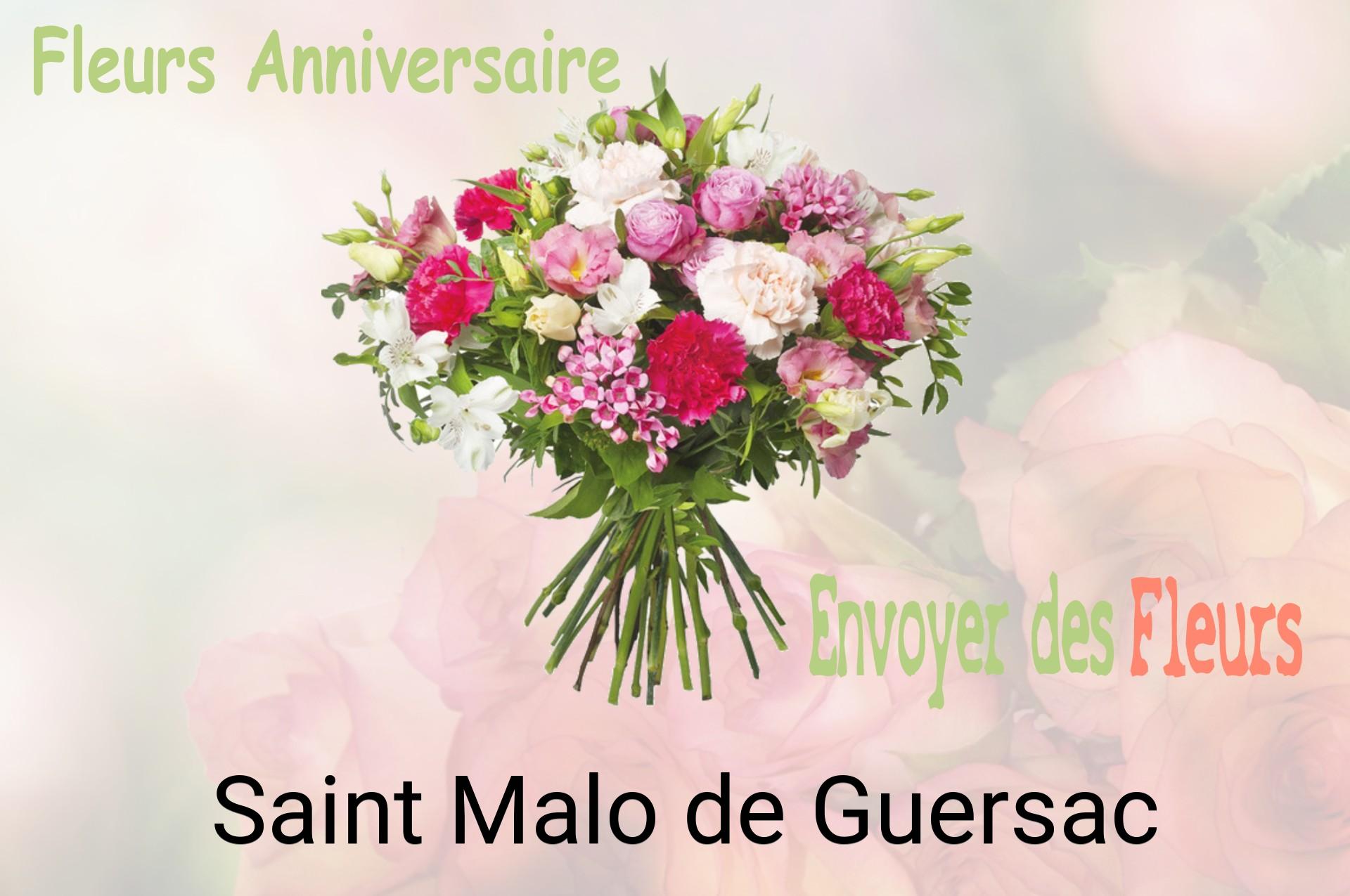 Bouquet de fleurs d’anniversaire livré à Saint-Malo-de-Guersac