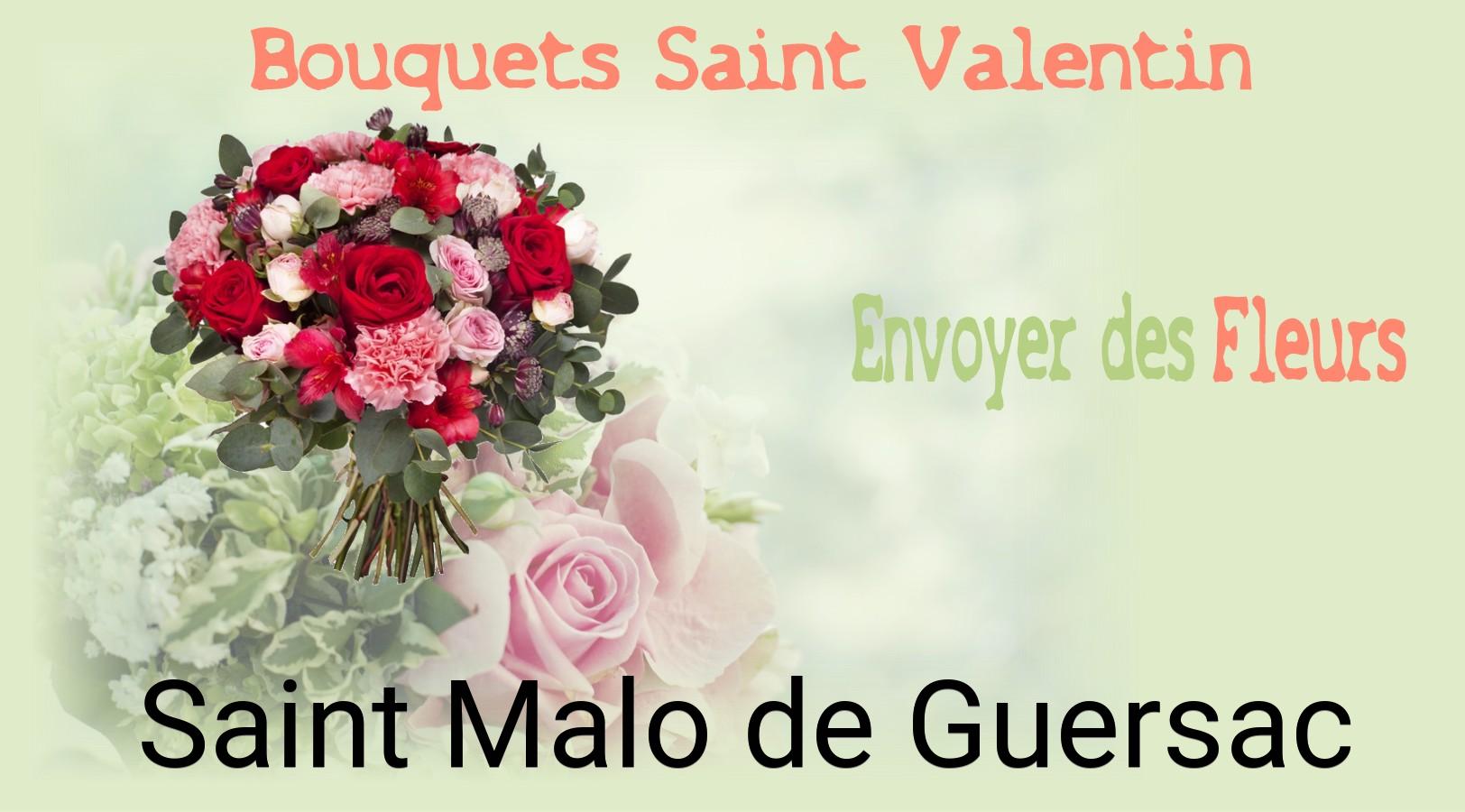 Roses de Saint-Valentin livrées à Saint-Malo-de-Guersac